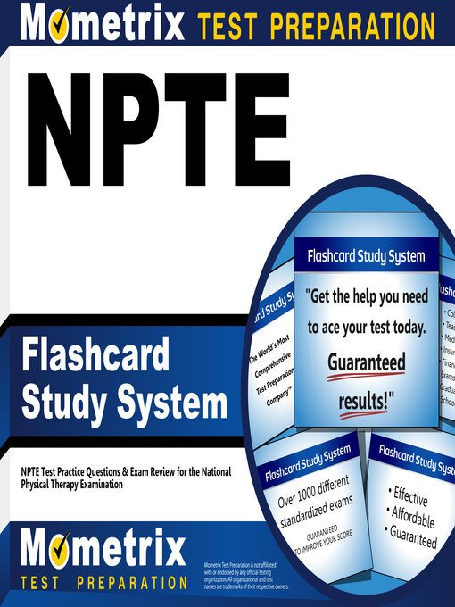 Title details for NPTE Flashcard Study System by Mometrix Physical Therapy Certification Test Team - Available
